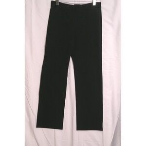 Liz Claiborne Career Audra Classic Black Straight Leg Pants Women's Size 8